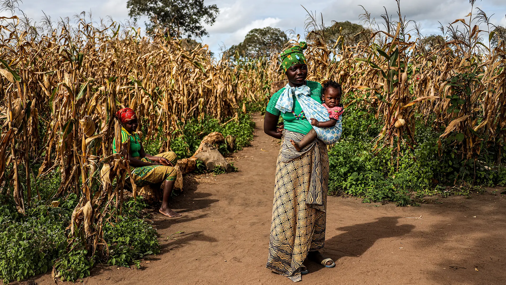 Muanajuma es de Mocímboa da Praia y lleva dos años en Mueda. Actualmente reside en el campo Eduardo Mondlane para personas intrnamente desplazadas.