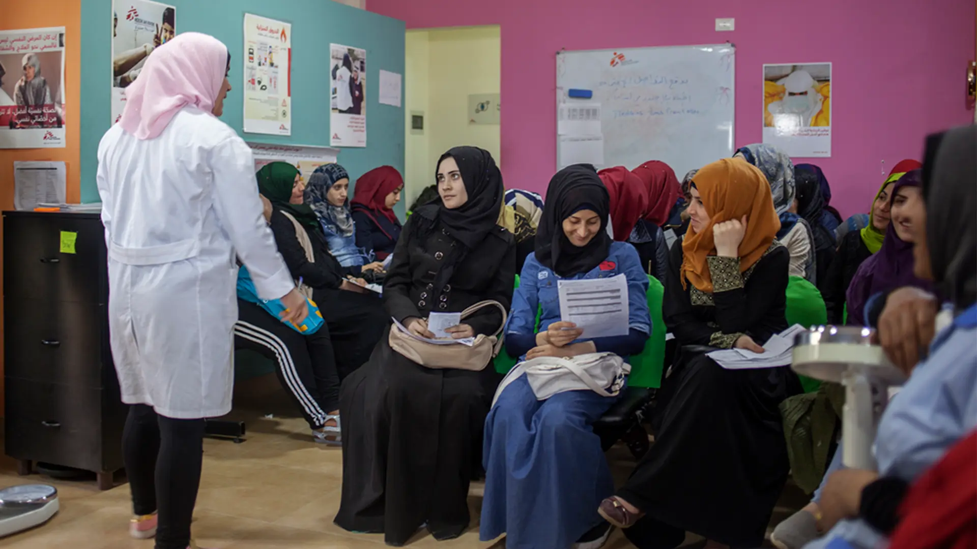 Servicios de salud sexual y reproductiva en el campamento de Bourj Al Barajneh, en el sur de Beirut.