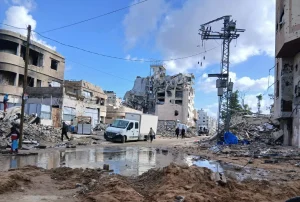 Destrucción en el norte de la Ciudad de Gaza. © MSF