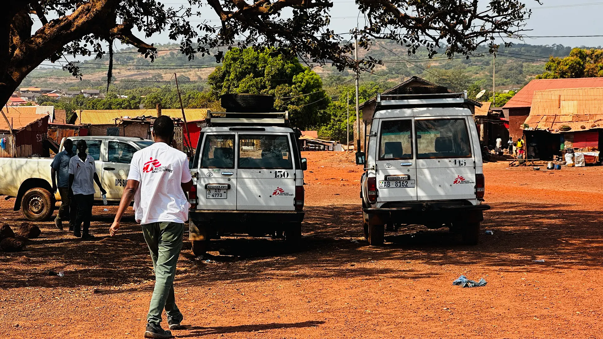 MSF apoyamos la respuesta a la difteria mediante actividades de divulgación comunitarias. Guinea.