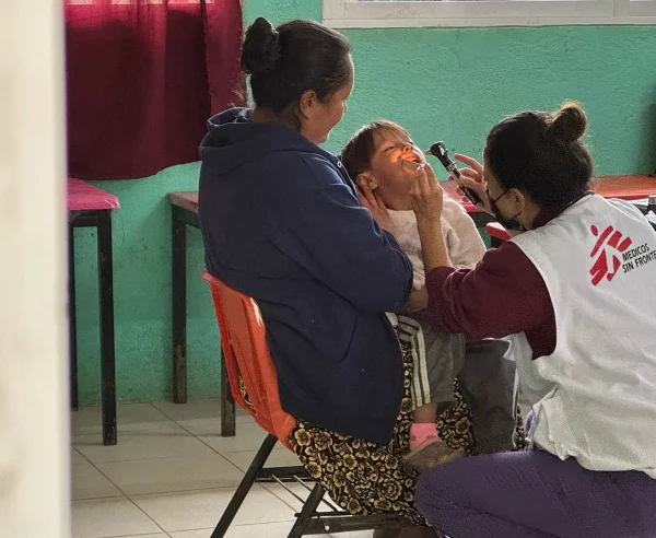 Una de las actividades fundamentales del proyecto fue la promoción de la salud en comunidades rurales remotas, como San Matero. Hidalgo.