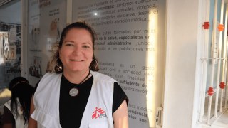 Carolina López, psicóloga de MSF