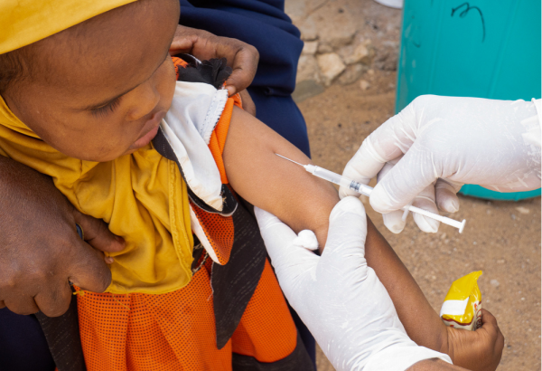 Campaña de vacunación de MSF contra el sarampión en Somalilandia