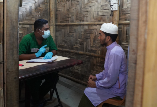 MSF responde al brote de sarna en los campos para refugiados en Bangladesh