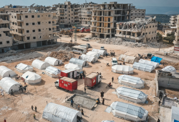 MSF distribuye artículos de primera necesidad a familias desplazadas por los terremotos en Siria y Turquía