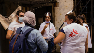 En 2020,MSF abrió una clínica en Beirut para brindar a las y los trabajadores domésticos migrantes