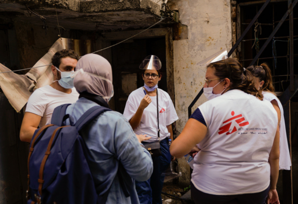 En 2020,MSF abrió una clínica en Beirut para brindar a las y los trabajadores domésticos migrantes