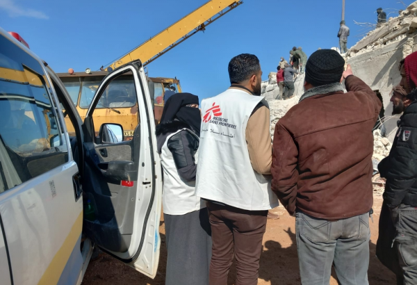 MSF reponde a la emergencia por el terremoto en Siria