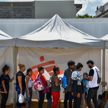 MSF reporta una crisis migratoria en Danlí, Honduras