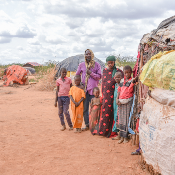 Equipos de MSF brindan asistencia sanitaria en uno de los tres campos en Dadaab, Kenia