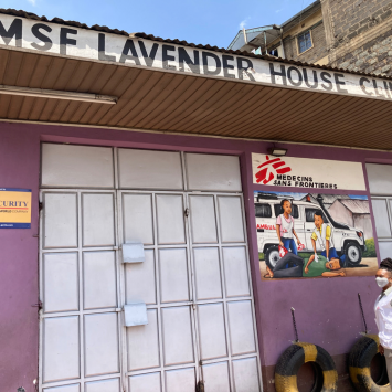 Clínica de MSF 'Lavender House' para sobrevivientes de violencia sexual y de género en Eastlands, Nairobi, Kenia
