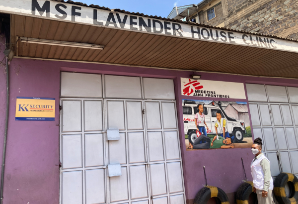 Clínica de MSF 'Lavender House' para sobrevivientes de violencia sexual y de género en Eastlands, Nairobi, Kenia