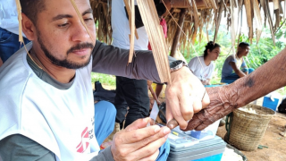 MSF responde al aumento de casos de malaria, territorio yanomami