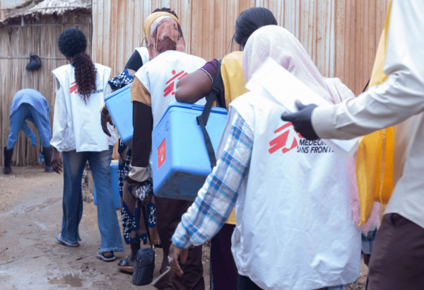 MSF brinda atención a población en campops para personas desplazadas en Nilo Blanco, Sudán