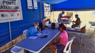 MSF brinda servicios de atención primaria a población migrante que llega a Perú
