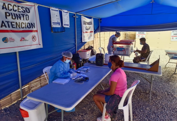 MSF brinda servicios de atención primaria a población migrante que llega a Perú