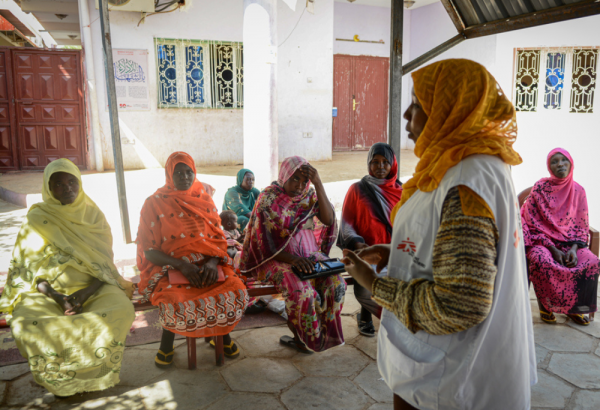 El equipo de trabajadores de salud comunitarios de MSF, son un salvavidas para las comunidades en El Geneina