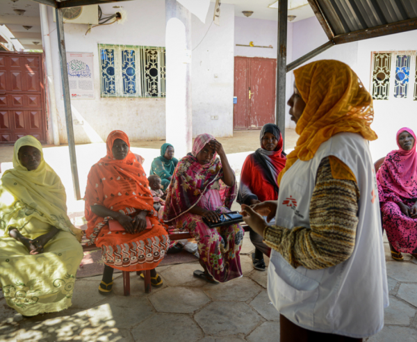 El equipo de trabajadores de salud comunitarios de MSF, son un salvavidas para las comunidades en El Geneina