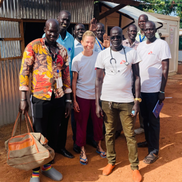 Equipo de MSF en Bentiu, Sudán del Sur Sudán