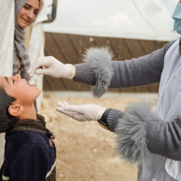 Los equipos de MSF vacunan contra el cólera en Líbano