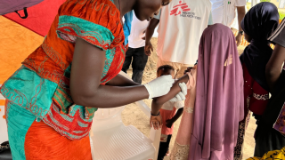 MSF brindamos atenciòn a personas refugiadas de Sudán que llegan a RCA