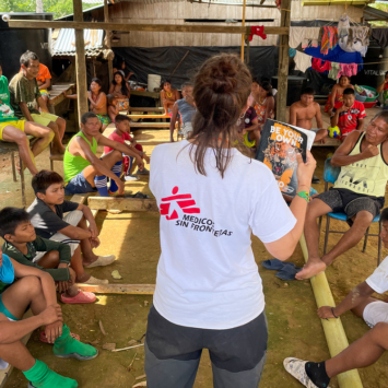 MSF trabaja en un modelo descentralizado para llevar atención a las comunidades indígenas de Chocó, Colombia