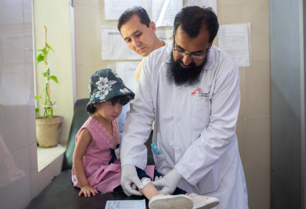 MSF brinda atención a pacientes con Leishmaniasis cutánea en Pakistán