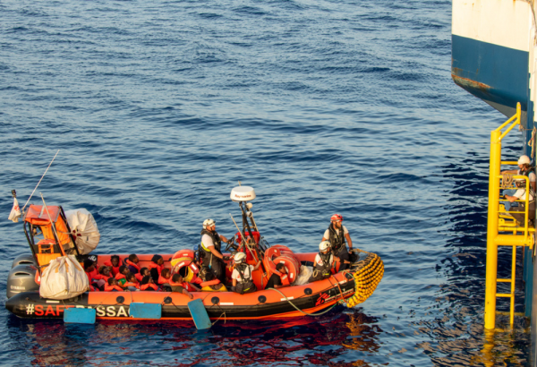 Rescate de MSF en el mar mediterráneo