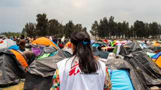 Médicos Sin Fronteras en un albergue de personas migrantes en Tláhuac, Ciudad de México