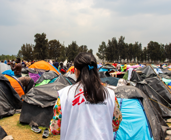 Médicos Sin Fronteras en un albergue de personas migrantes en Tláhuac, Ciudad de México