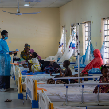 MSF gestiona un proyecto de difteria en Kano, Nigeria