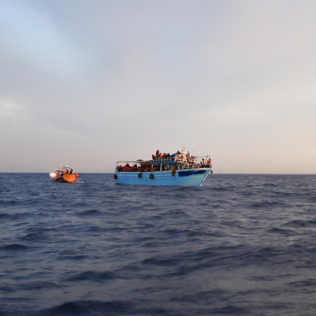 MSF realizó un rescate en el mar Mediterráneo