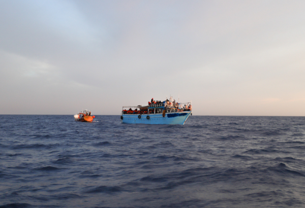 MSF realizó un rescate en el mar Mediterráneo