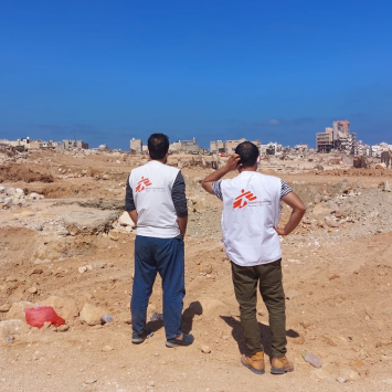 MSF comienza a ampliar sus actividades médicas después de las inundaciones en Libia