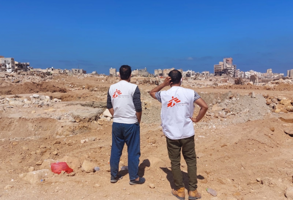 MSF comienza a ampliar sus actividades médicas después de las inundaciones en Libia
