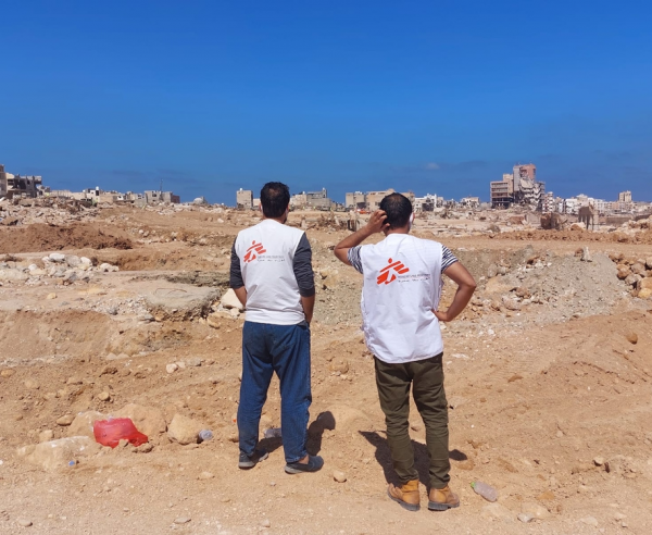 MSF comienza a ampliar sus actividades médicas después de las inundaciones en Libia