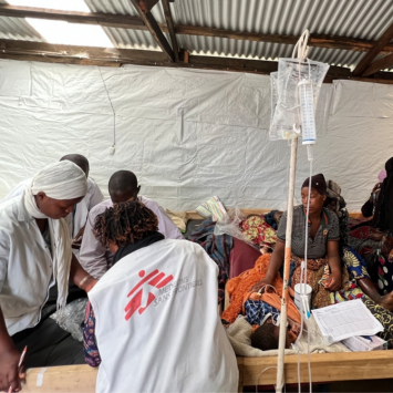 MSF responde en Kivu Sur ante la llegada de miles de personas desplazadas