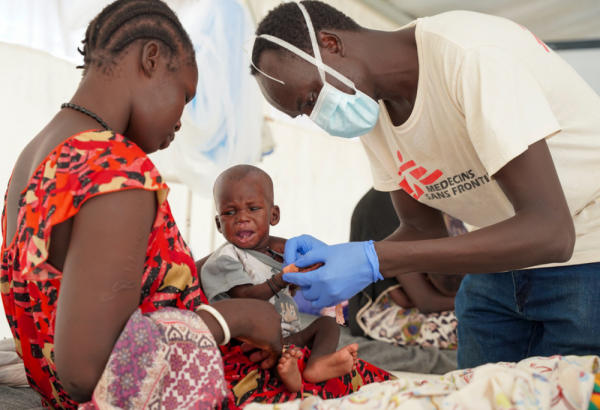 MSF responde al brote de sarampión en Sudán del Sur