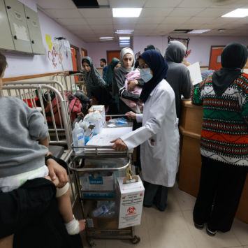 Cientos de heridos llega hospitales del sur de Gaza