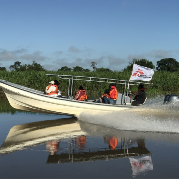 MSF apoya a los servicios de salud locales en Delta Amacuro, un vasto humedal de pantanos y selva en la orilla atlántica de Venezuela