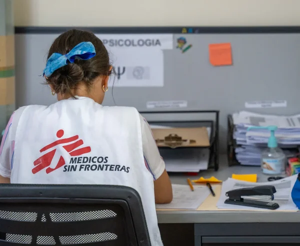 Equipo de salud mental de MSF en Honduras.