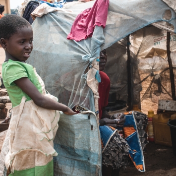 Polena's daughter, Mbawa camp