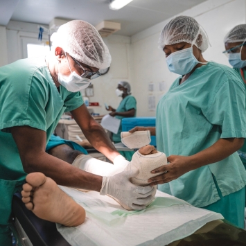 El hospital de MSF en Tabarre, Haití
