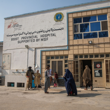 MSF apoya al hospital Boost, en Afganistán