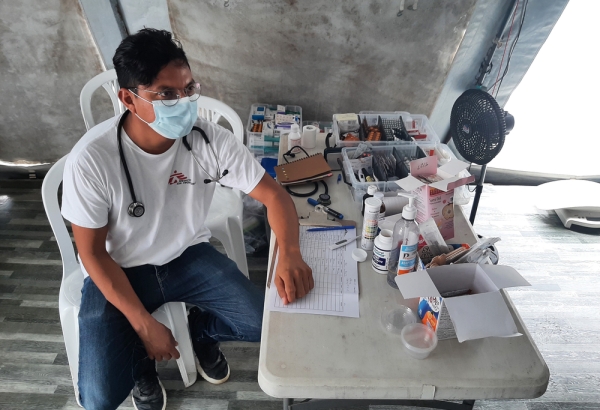 Helmer Charris, de MSF, en el Darién