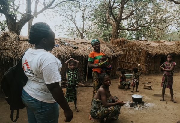 Maéva, promotora de la salud de MSF. © Seigneur Yves Wilikoesse
