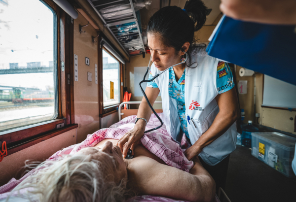 Tren medicalizado de MSF en Ucrania Guadalupe García