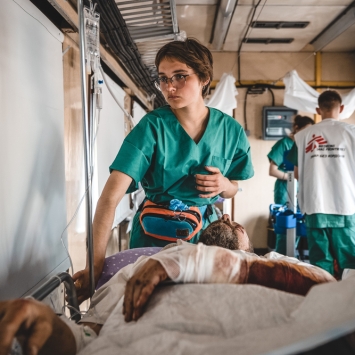 Tren medicalizado de MSF en Ucrania