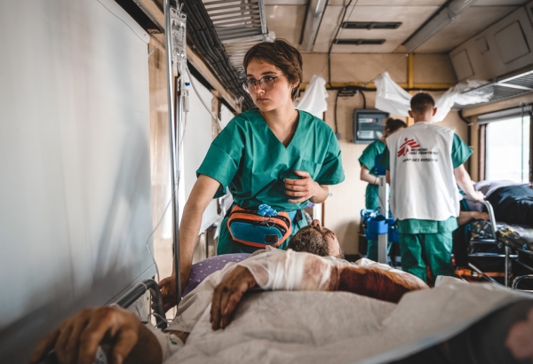 Tren medicalizado de MSF en Ucrania