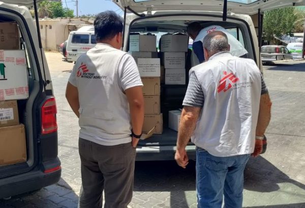 Donaciones de MSF en Gaza